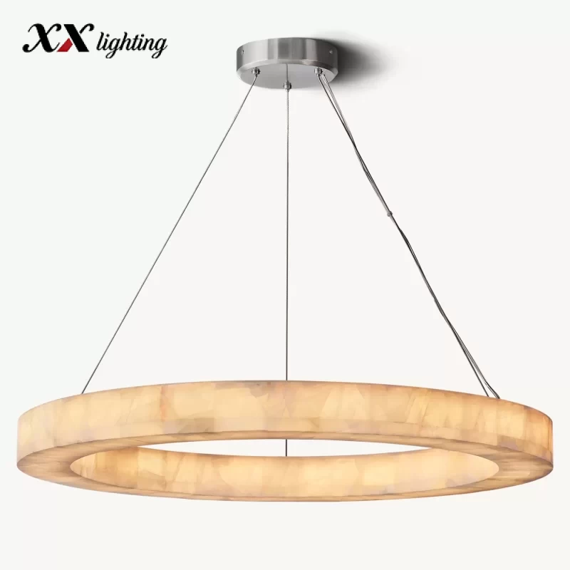 Rivage Lisse Table Lamp 30¼″ - 39½″, Satin Nickel