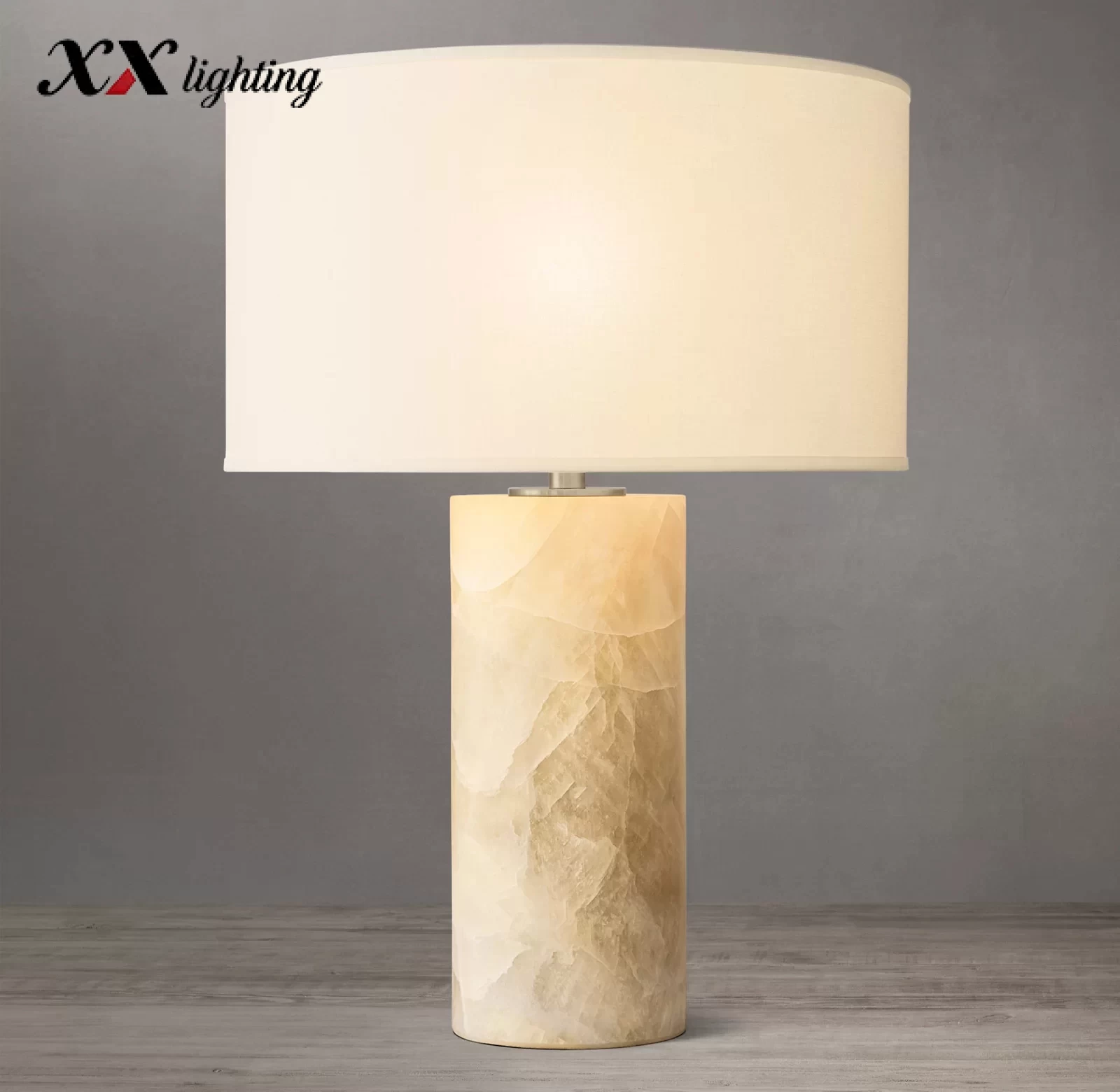 Rivage Lisse Table Lamp 6″ - 6″, Polished Nickel
