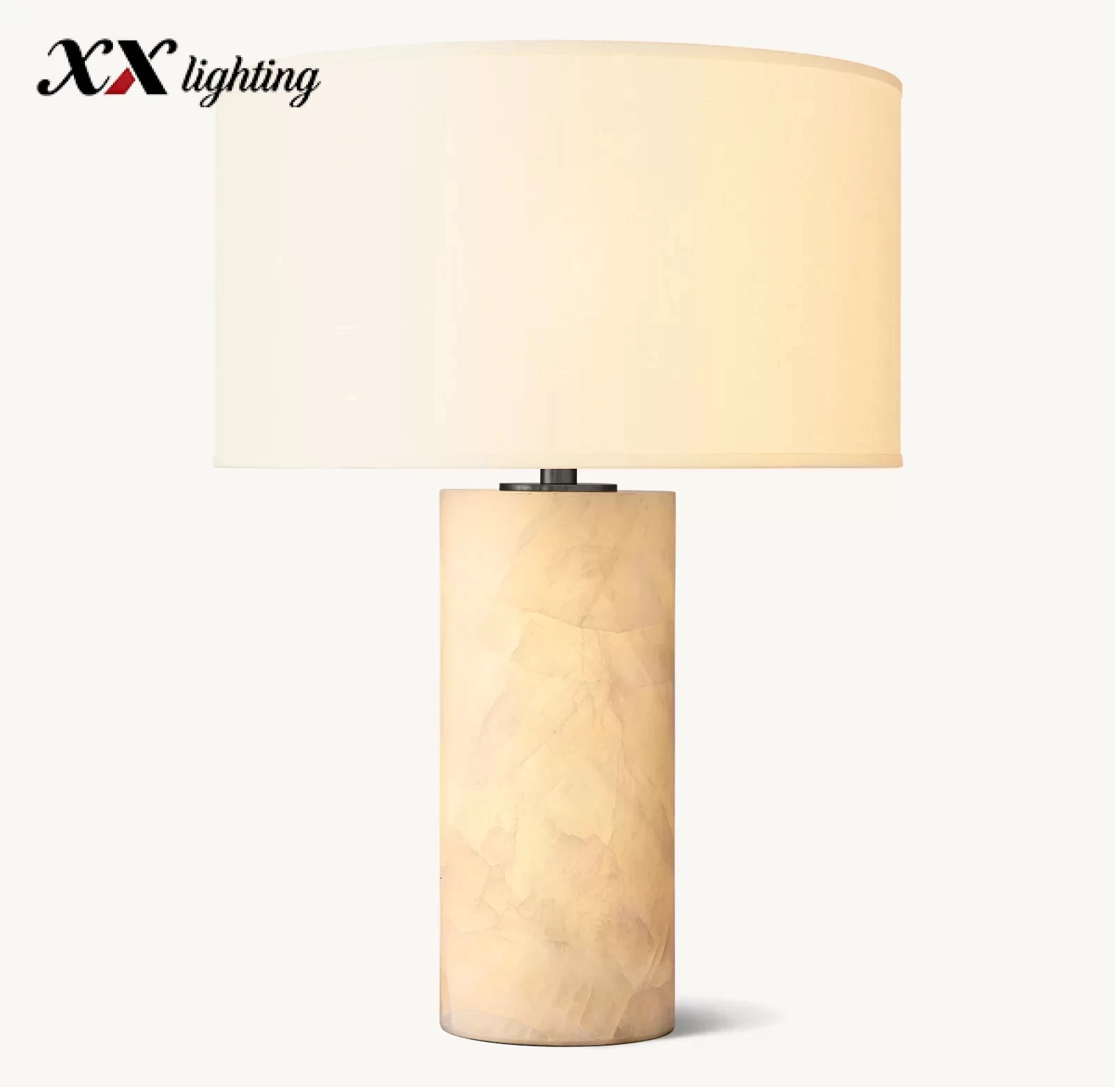 Rivage Lisse Table Lamp 6″ - 6″, Polished Nickel