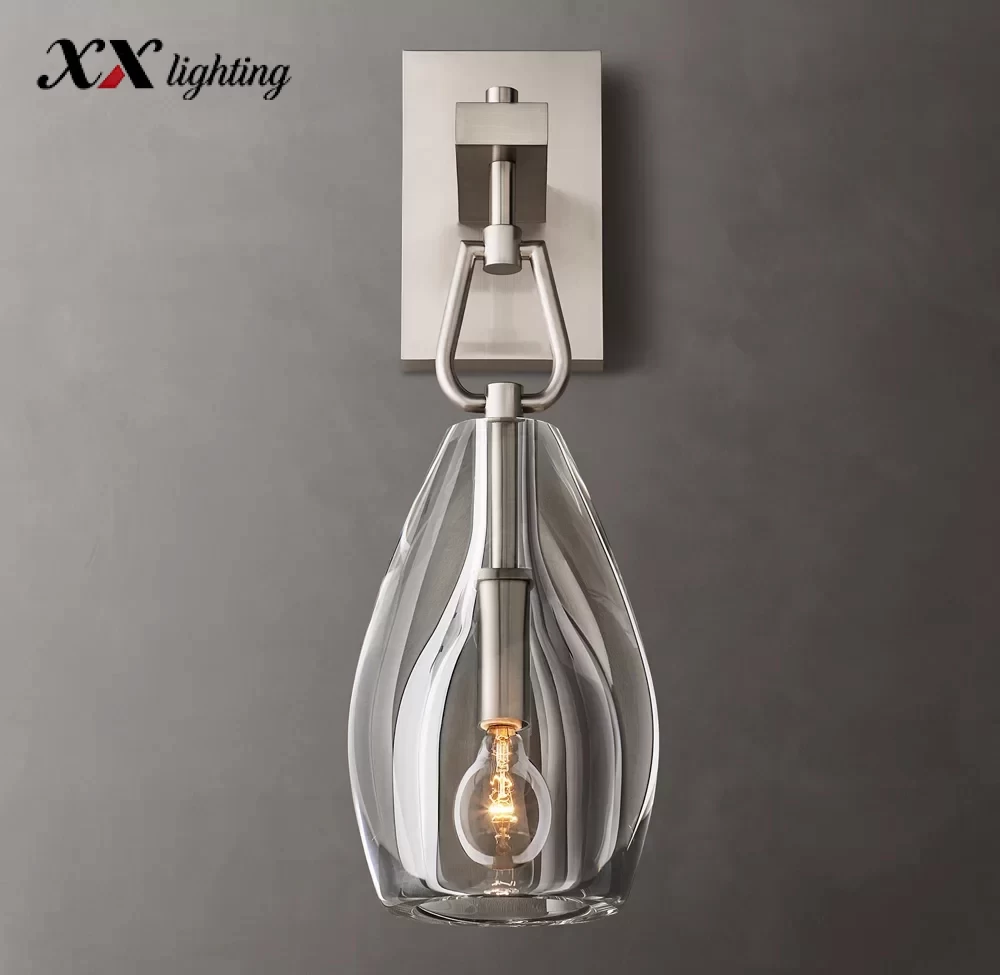 Botanist Flute Sconce 5¾″ - 5¾″, Satin Nickel
