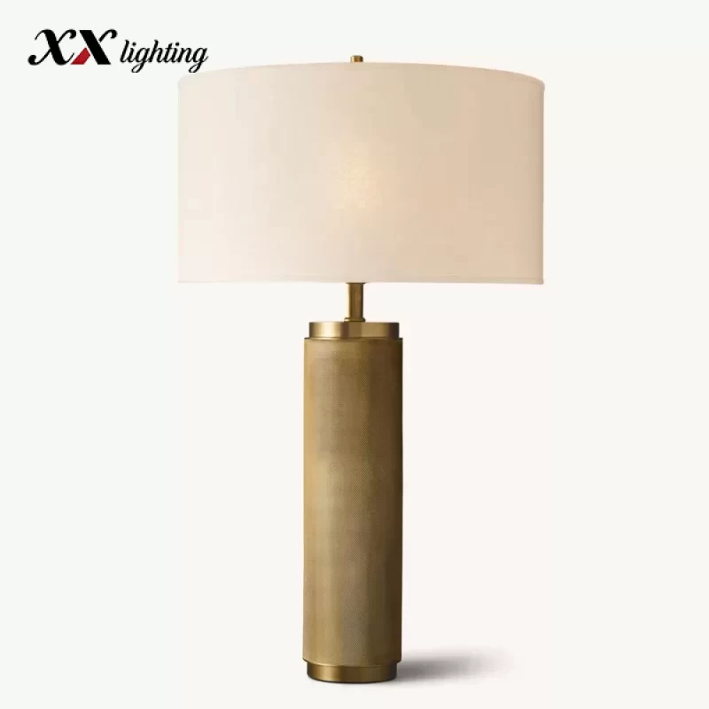 Utilitaire Knurled Table Lamp 5 inch - 5″, Polished Nickel
