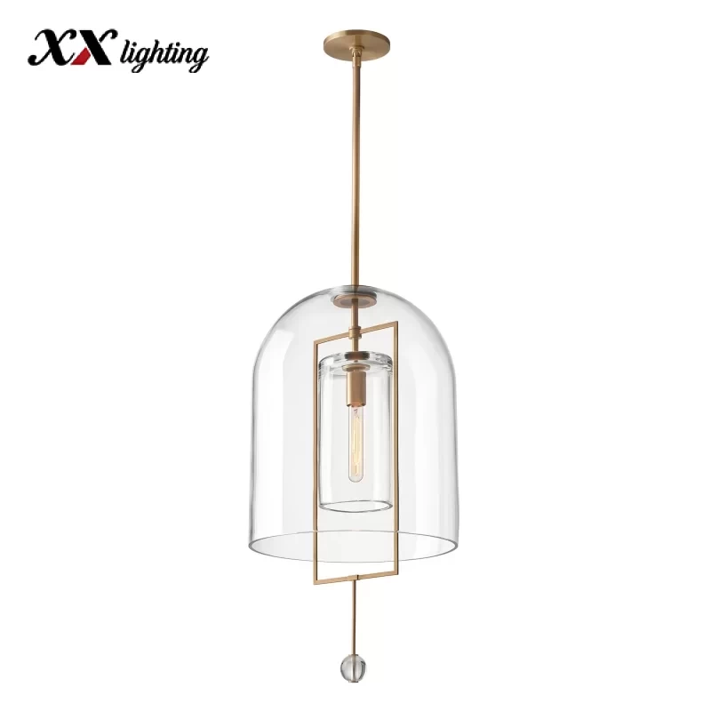 Fulcrum Pendant 13″ - 13″, Satin Nickel