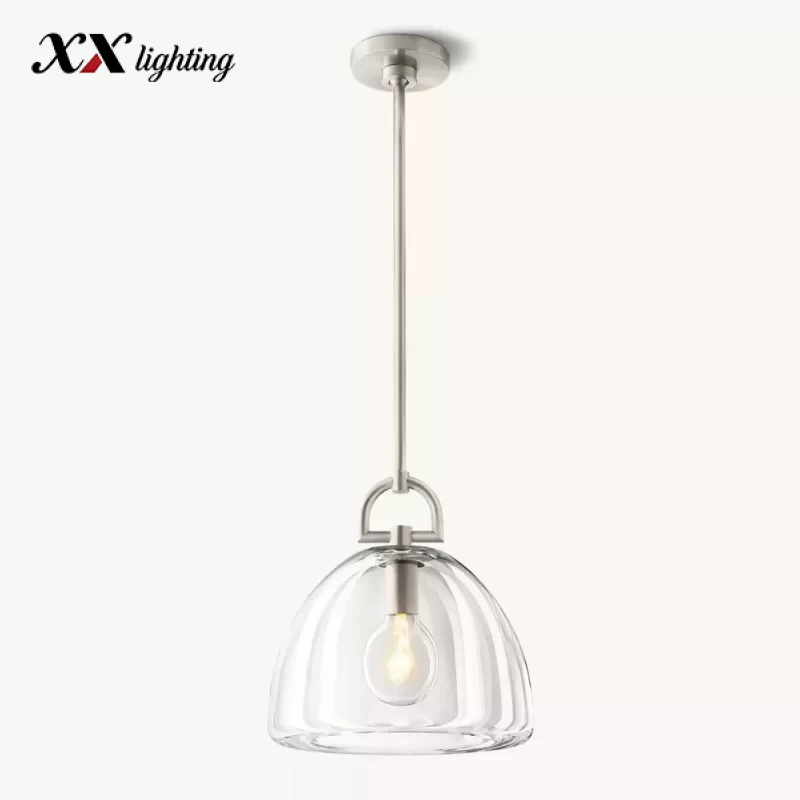 Botanist Dome Pendant 7″ - 7″, Satin Nickel