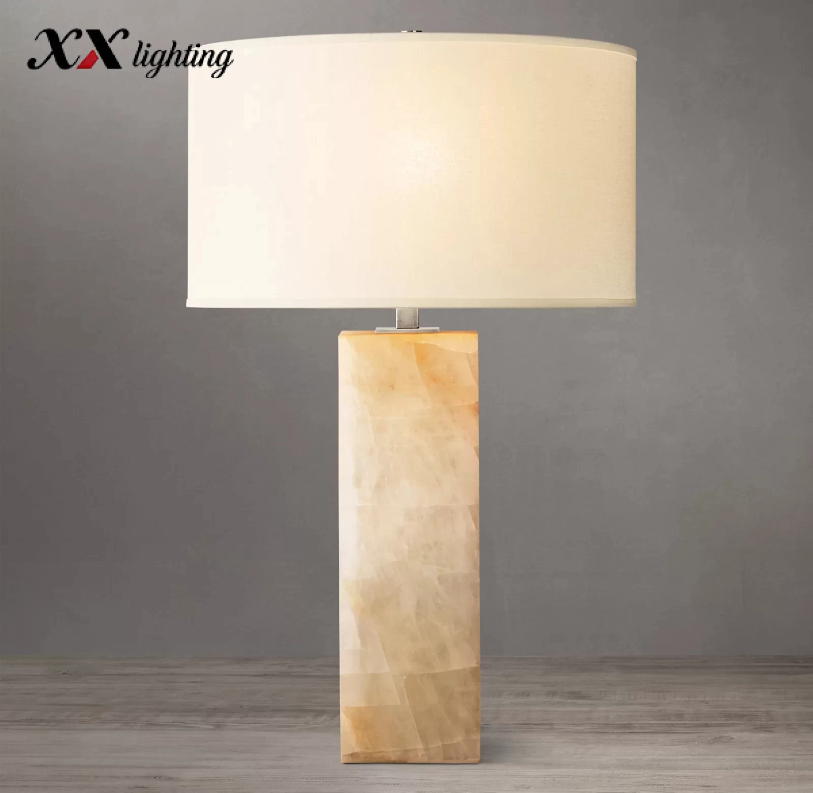 Rivage Lueur Table Lamp 24″ - 24″, Polished Nickel