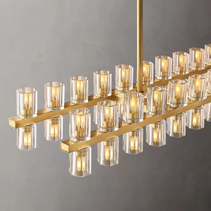 Led Rectangular Chandelier 48″ - 54"