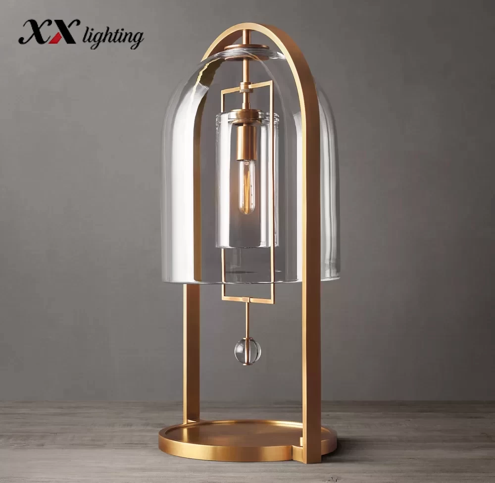 Fulcrum Table Lamp 22″ - 31″, Satin Nickel
