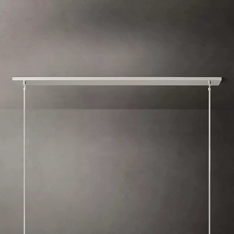 Crystal Ball Linear Chandelier 48″wide x 5″deep - 60″x5″