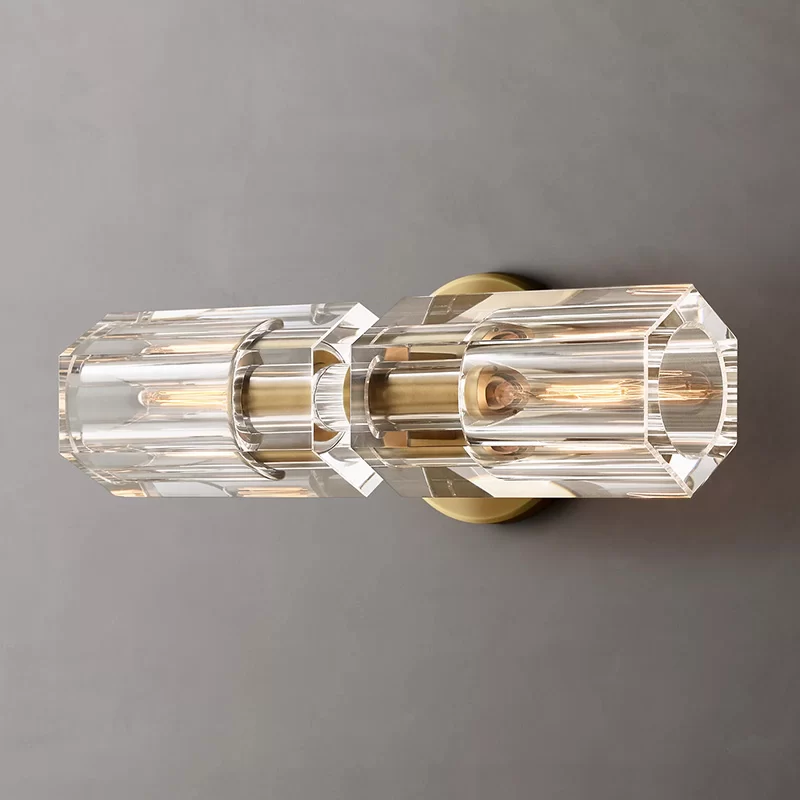 Linear Wall Lamp 4½″Wide x 5″Deep - 4½″x5″, Polished Nickel
