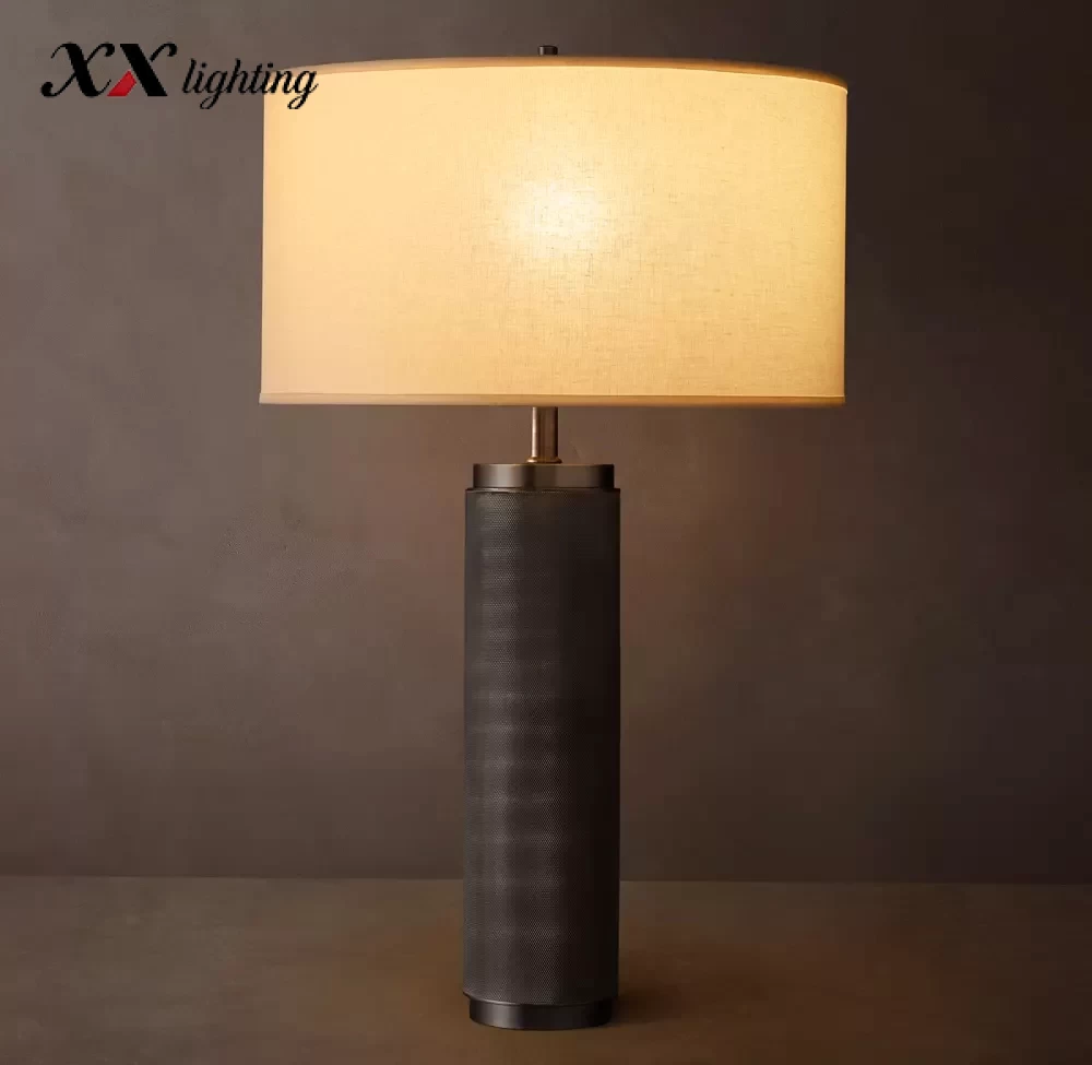 Utilitaire Knurled Table Lamp 5 inch - 5″, Polished Nickel