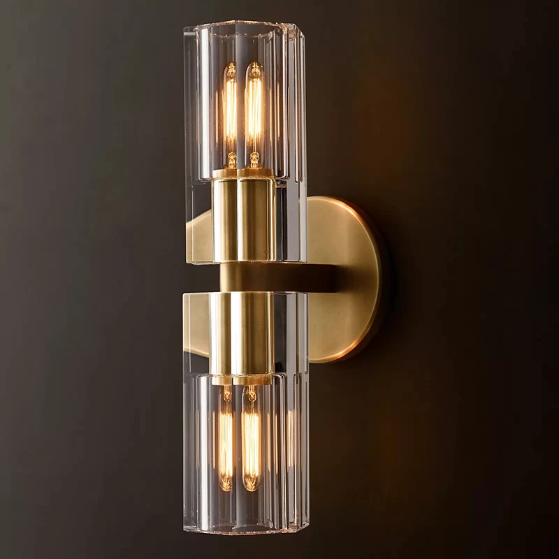 Linear Wall Lamp 4½″Wide x 5″Deep - 4½″x5″, Polished Nickel