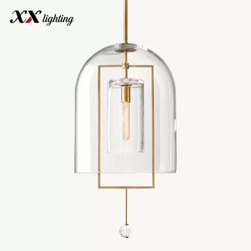 Fulcrum Pendant 13″ - 15½″, Satin Nickel