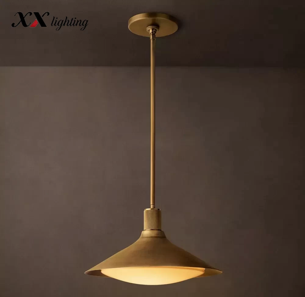 Kennan Tapered Pendant 14″ - 14″, Lacquered Burnished Brass