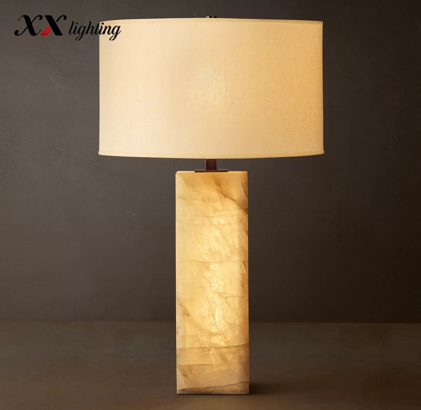 Rivage Lueur Table Lamp 24″ - 24″, Polished Nickel
