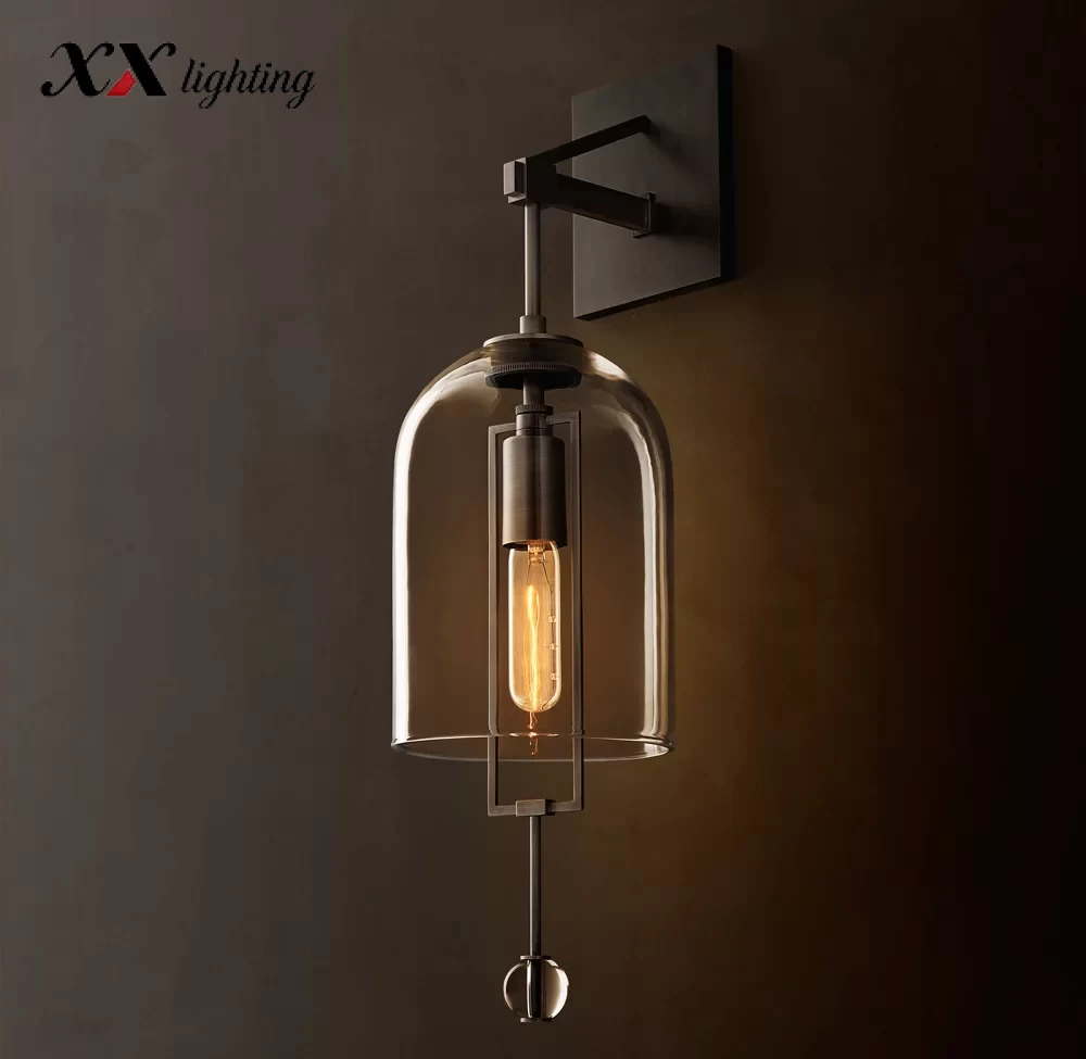 Fulcrum Sconce 6½″ - 6½″, Satin Nickel