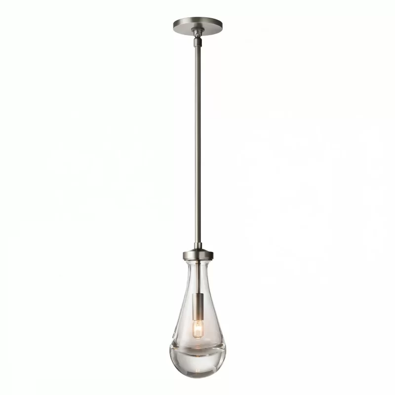 Modern Crystal Teardrop Chandelier | Ceiling-Mounted Light - Vintage Brass