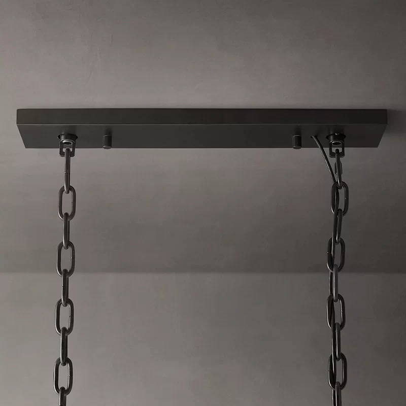 Crystal Rectangular Chandelier 41½″ - 41½″