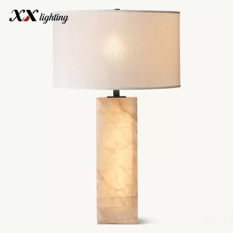 Rivage Lueur Table Lamp 24″ - 24″, Polished Nickel
