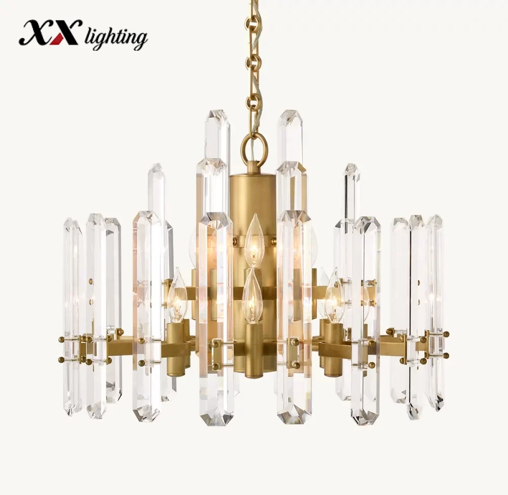 Bonnington Round Chandelier - 24¼", Polished Nickel