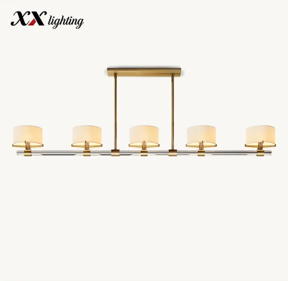 Truman Linear Chandelier 54 inch - 72″, Polished Nickel