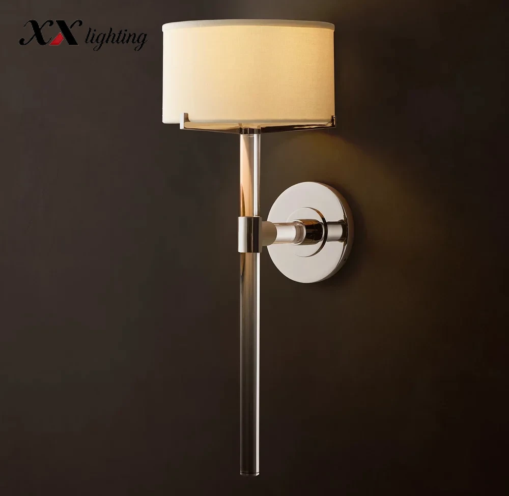 Truman Grand Sconce - 7¾″, Polished Nickel