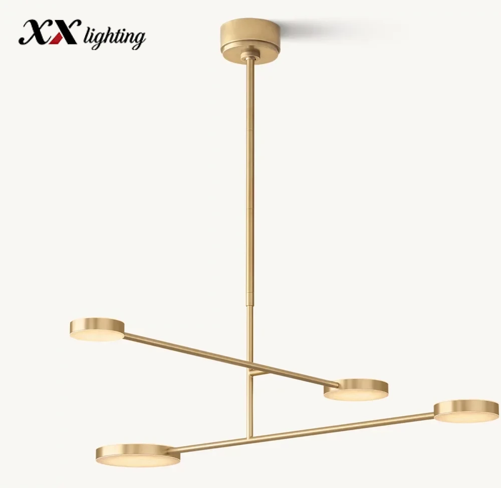 Alexander Mobile Chandelier 36 inch - 36″, Polished Nickel