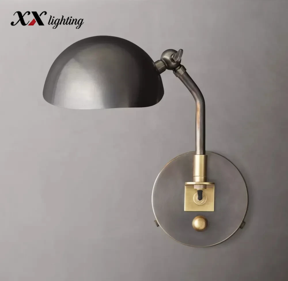 Convessi Sconce - 6¾″, Lacquered Burnished Brass