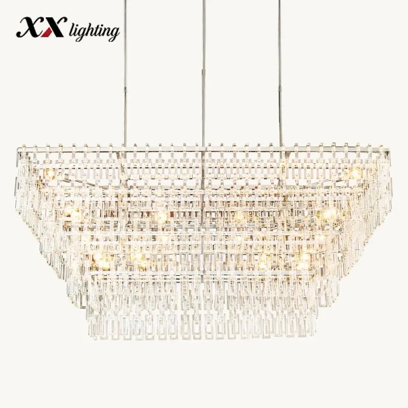 Marignan Tiered Rectangular Chandelier