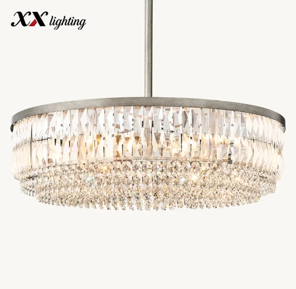 Portia - Large crystal pendant Light 32 inch - Image 2