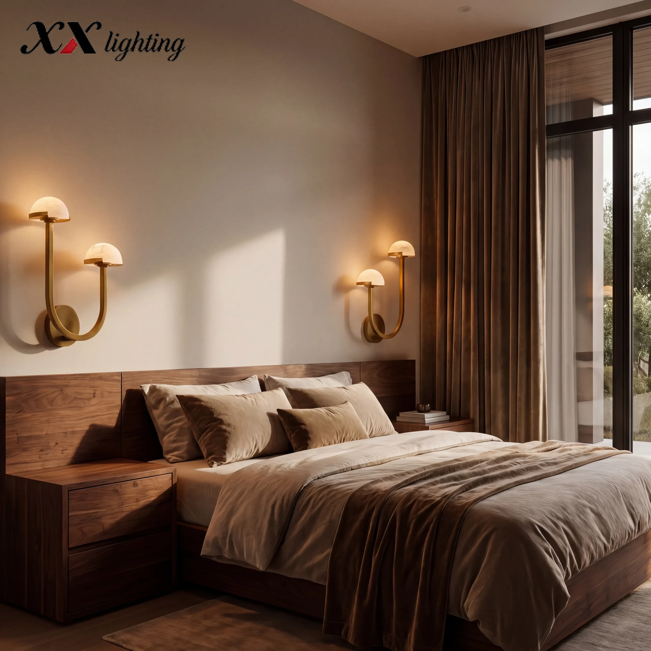 Pedra Double Sconce - Left - 12¼″, Polished Nickel