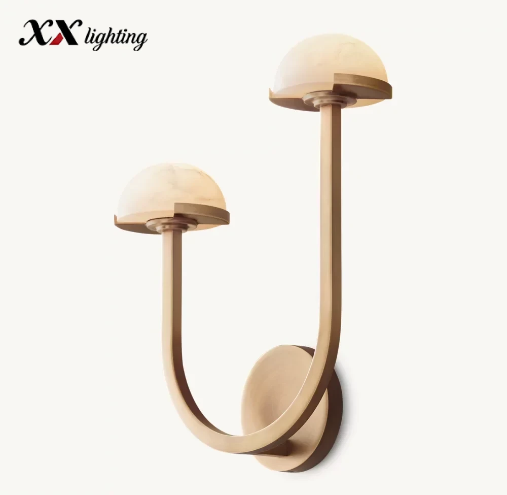 Pedra Double Sconce - Left - 12¼″, Polished Nickel