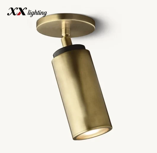 Champeaux Pivoting Flushmount - 4½″, Polished Nickel