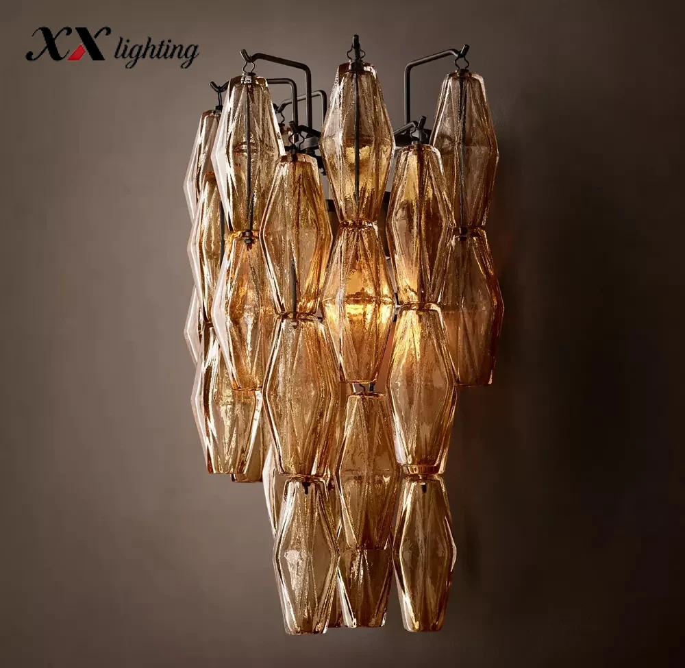 Chiara Clear Glass Sconce 12 inch