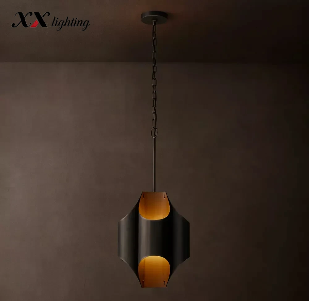 Cathedral Pendant Light 15 inch - 15″, Lacquered Burnished Brass