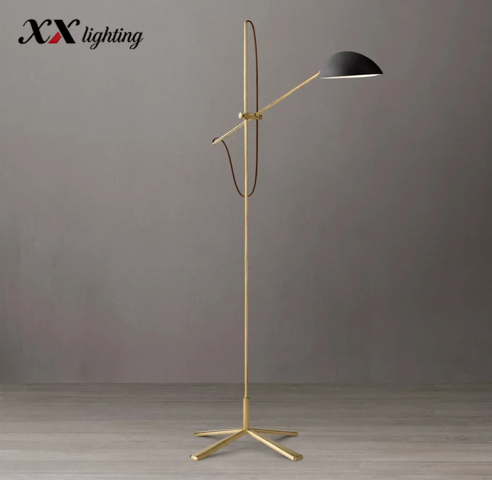 Graphic Floor Lamp 44 inch - 44″, White