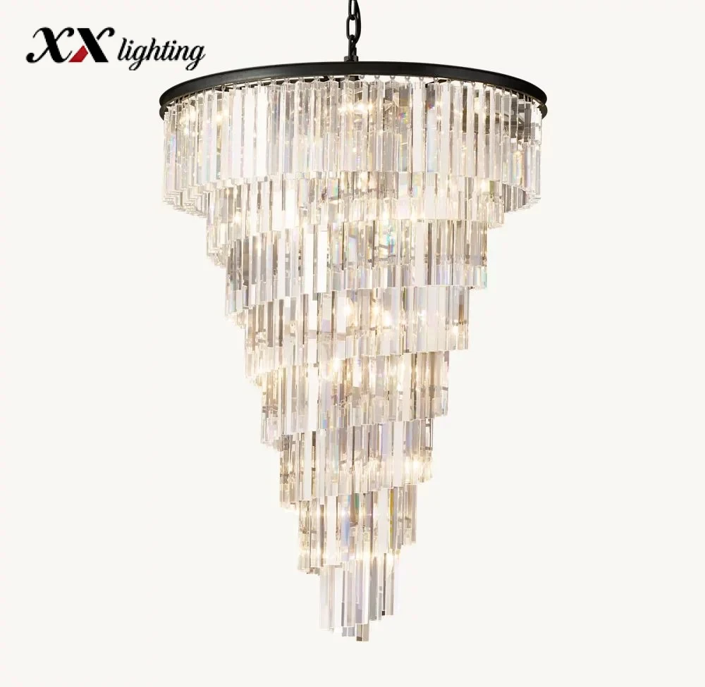 Helix Chandelier - 36½″, Bronze