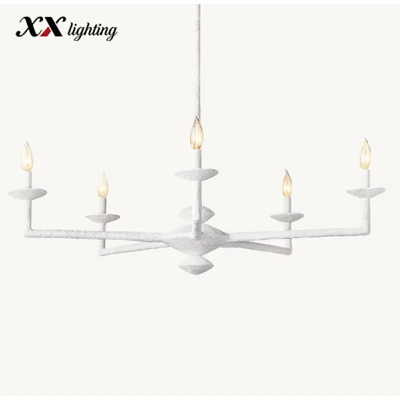Pesaro Round Chandelier 36 inch - 36", White