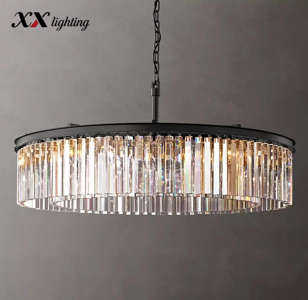 Rhys Round Chandelier - 43¼", Polished Nickel