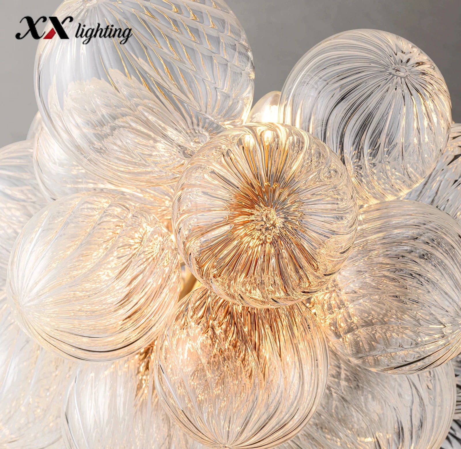 Talia Linear Chandelier 51 inch - 51", Plaster