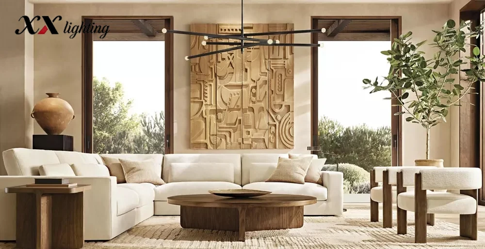 Rousseau 8-Light Mobile Orb Chandelier - 53″, Polished Nickel