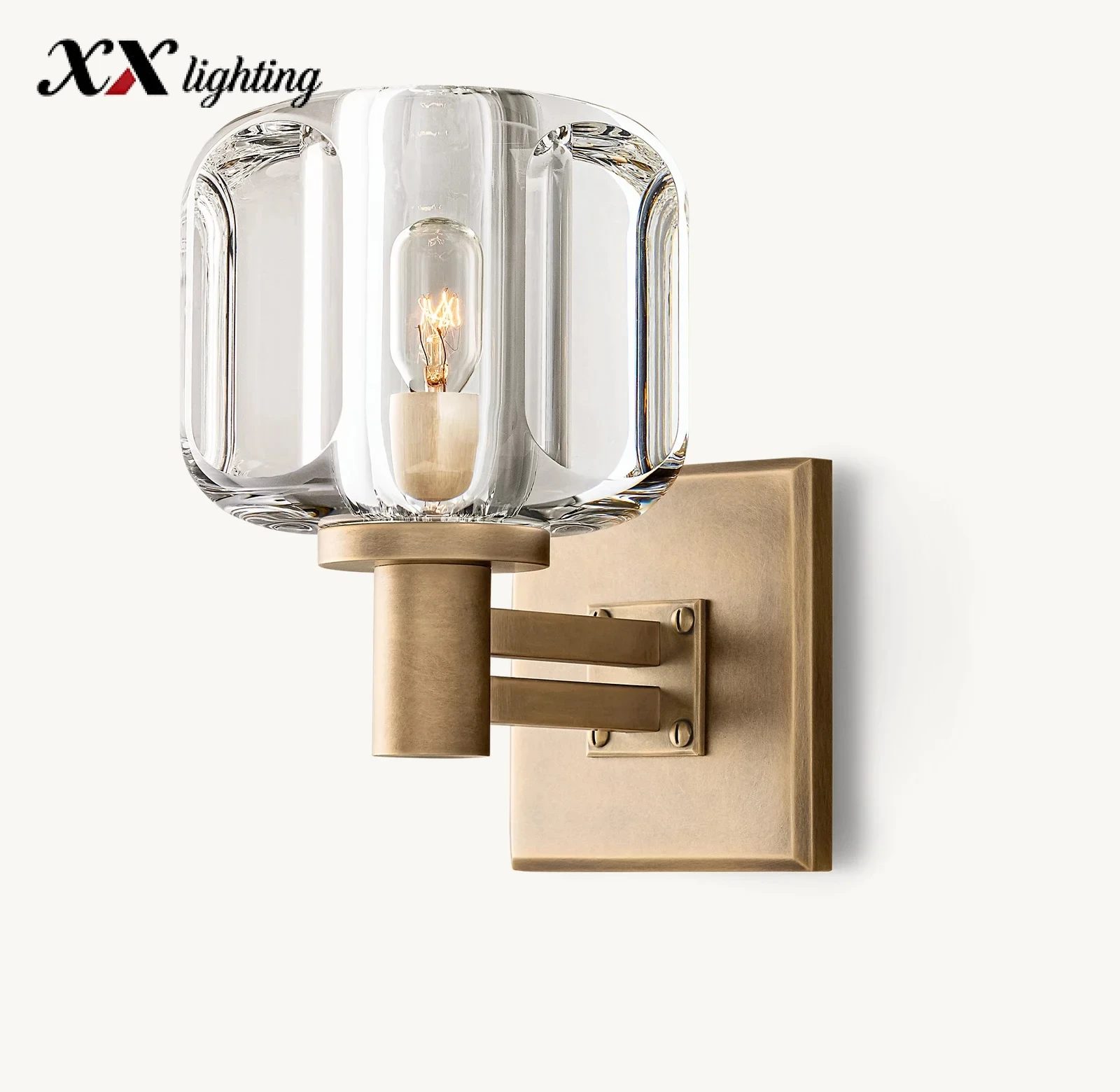 Demaret Sconce - 4½ ″, Polished Nickel