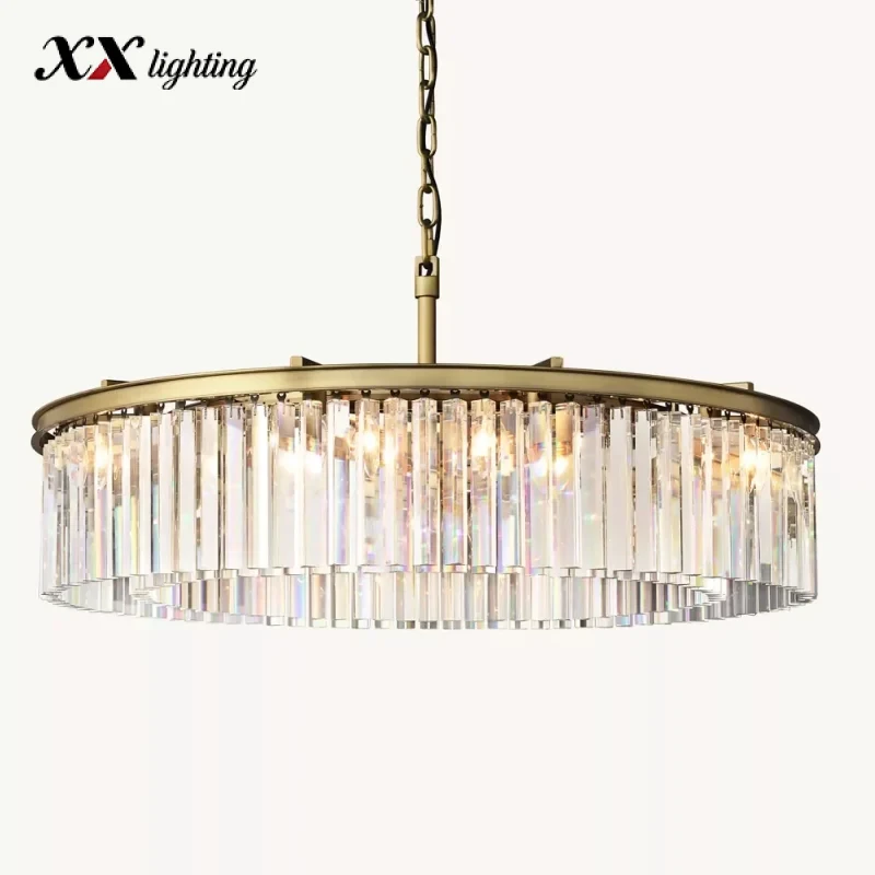 Rhys Round Chandelier - 43¼", Polished Nickel
