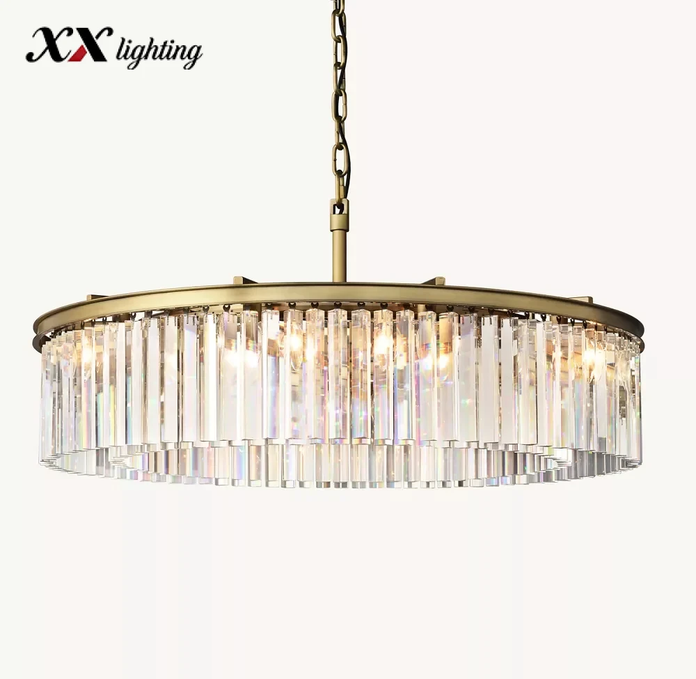 Rhys Round Chandelier - 43¼", Polished Nickel
