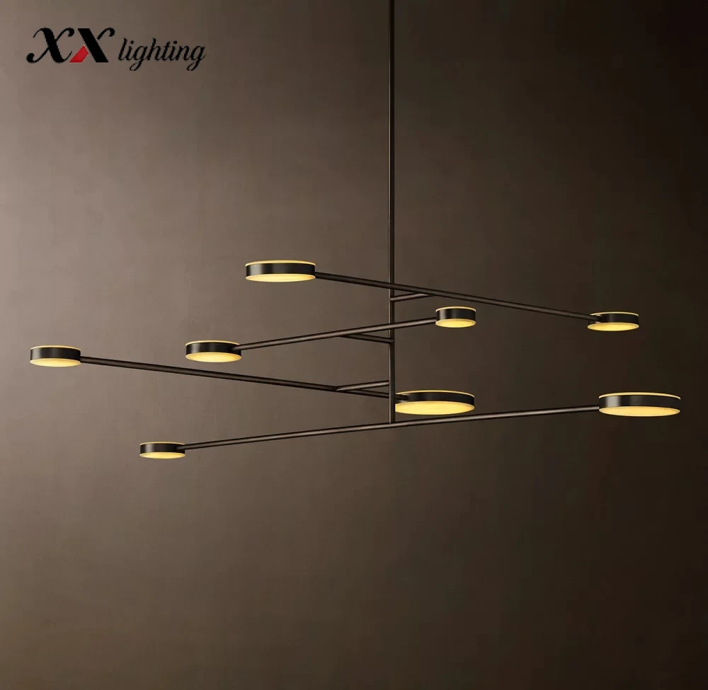 Alexander Mobile Chandelier 36 inch - 60″, Polished Nickel