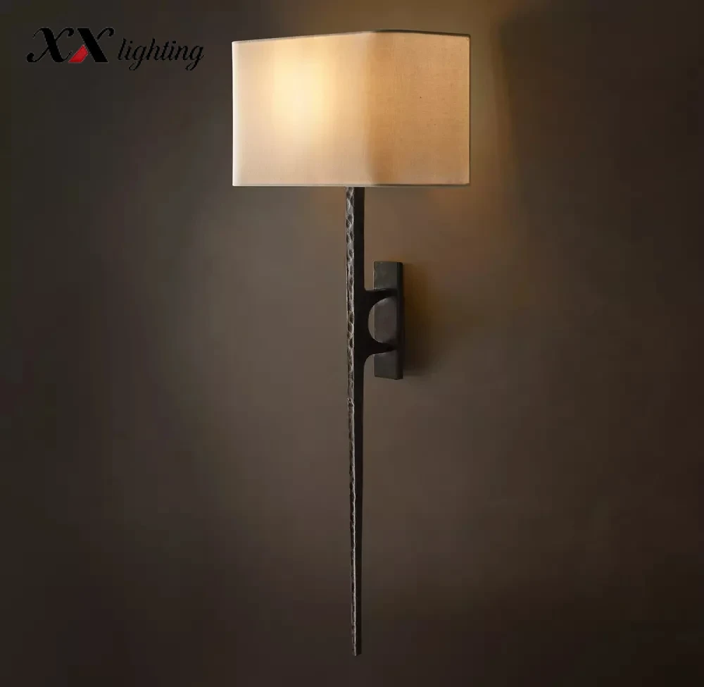 Wright Sconce 13 inch - 13″, Hammered Pewter