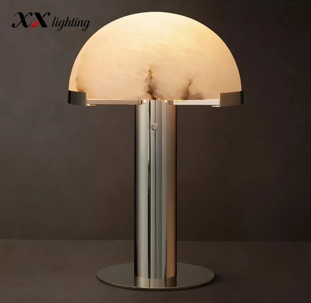 Melange Table Lamp - 16¼″, Polished Nickel