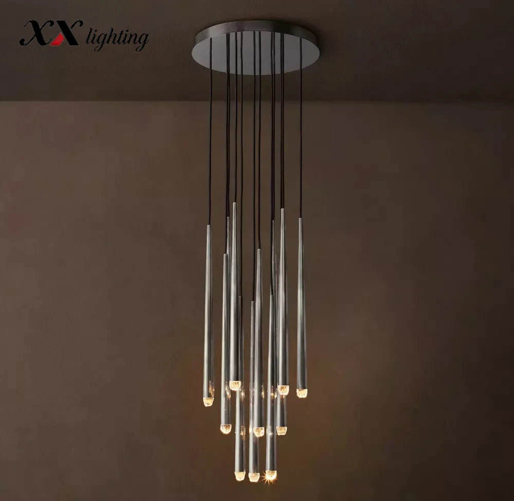 Aquitaine Round Chandelier 18 inch - 18", Polished Nickel