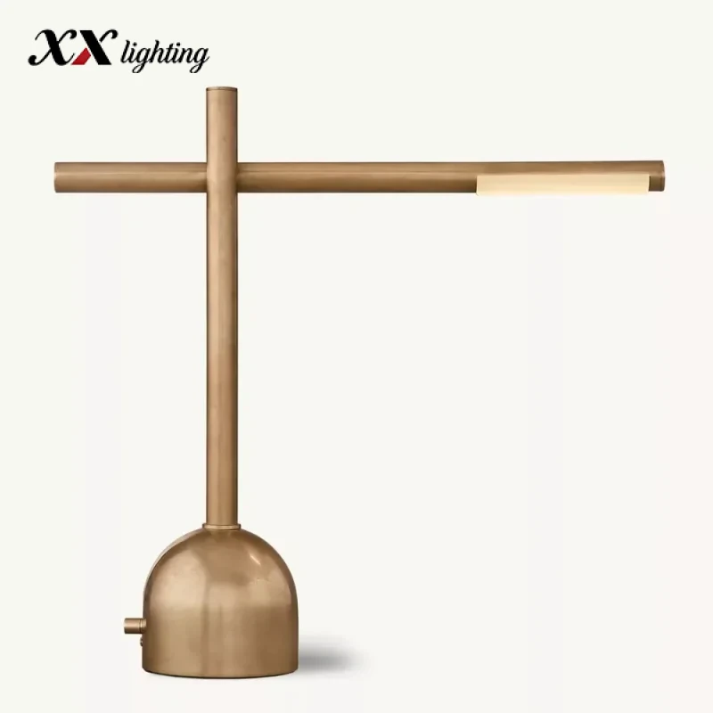 Rousseau Task Table Lamp 22 inch - 22″, Polished Nickel