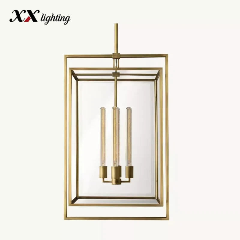 Beckman Pendant 16 inch - 21½″, Lacquered Burnished Brass