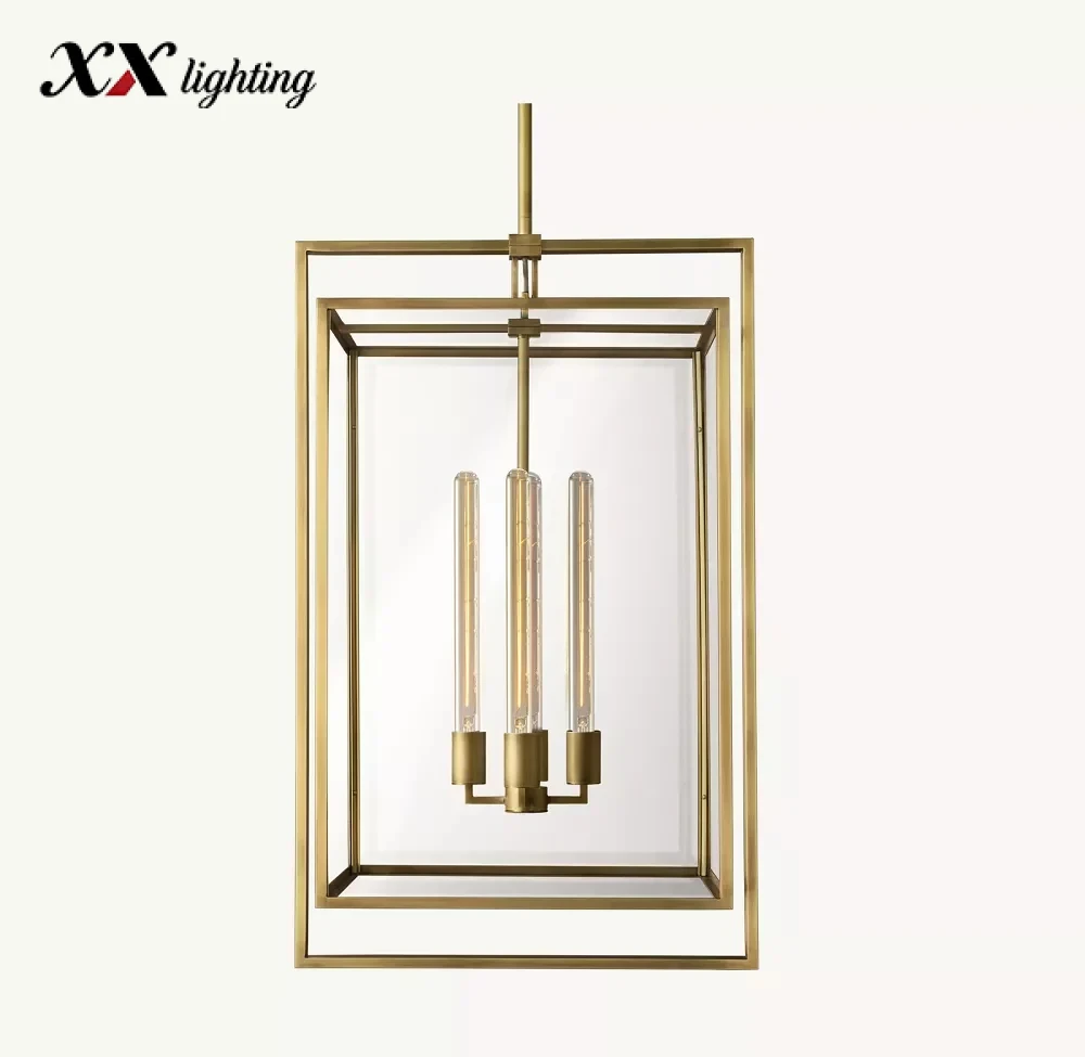 Beckman Pendant 16 inch - 21½″, Lacquered Burnished Brass
