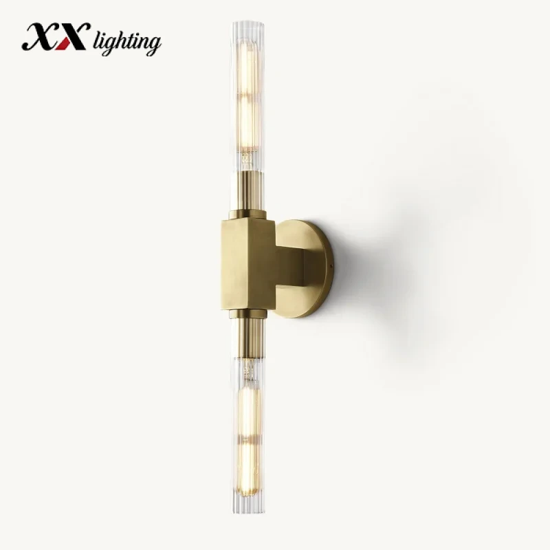 Cannele Linear Sconce 22 inch - 22″, Polished Nickel